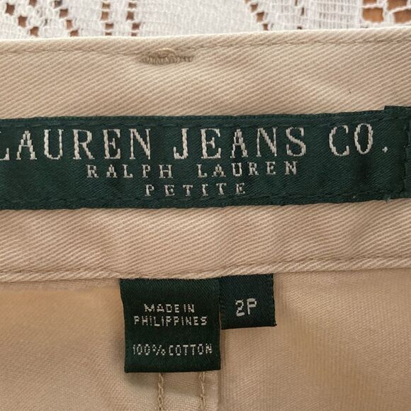 Lauren Ralph Lauren Five Pocket Straight Leg Jeans Size 2P - Picture 8 of 12